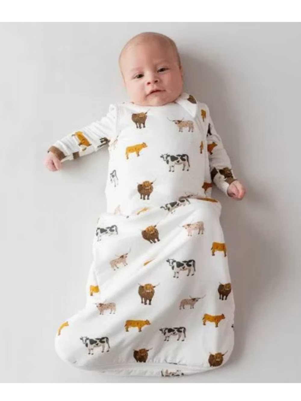 Kyte BABY White and Black Panda Sleep Bag 1.0 Small